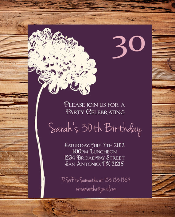 Birthday Invitations Wording For Adults | Dolanpedia