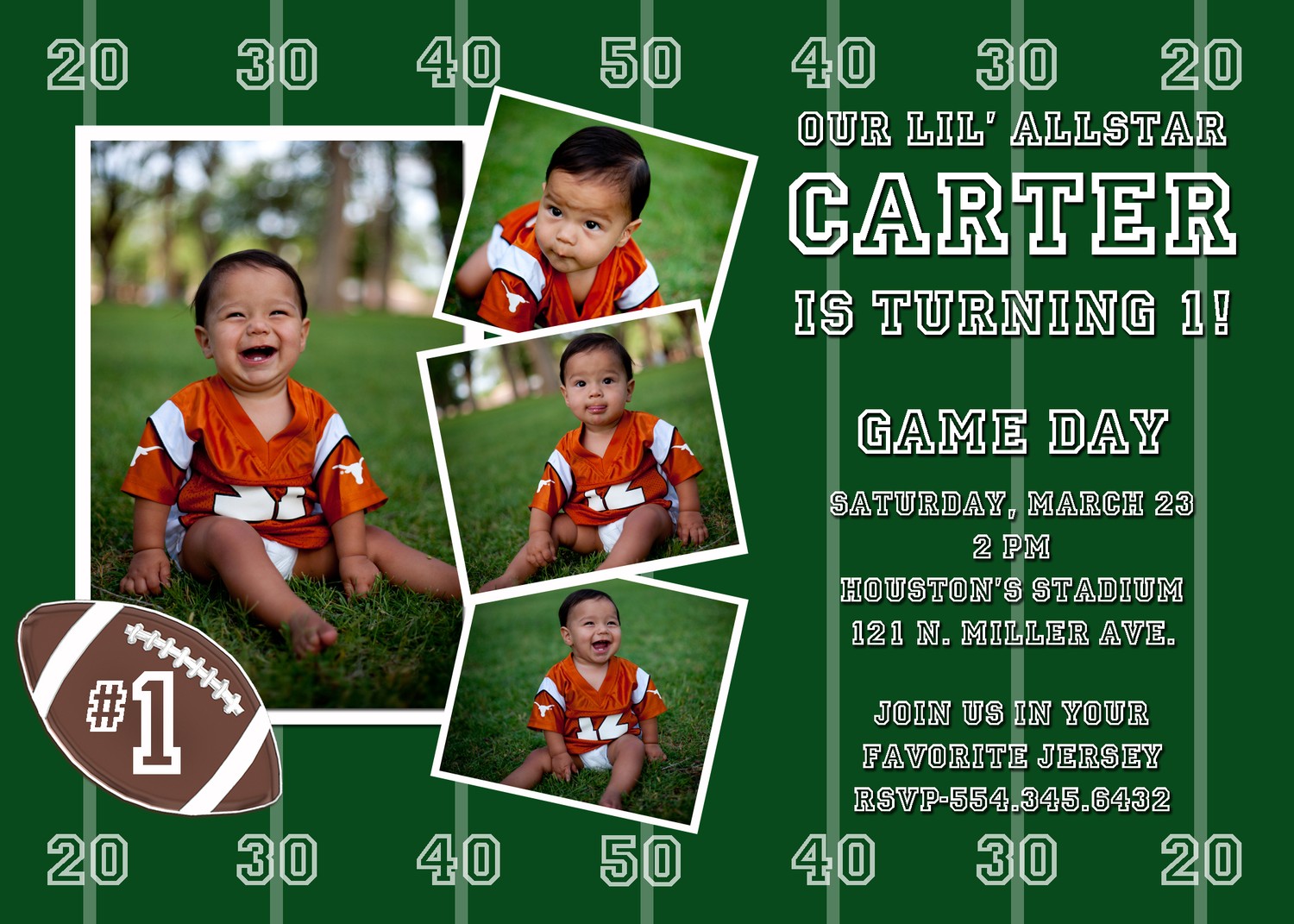 Free Printable Football Birthday Invitations DolanPedia Invitations Ideas