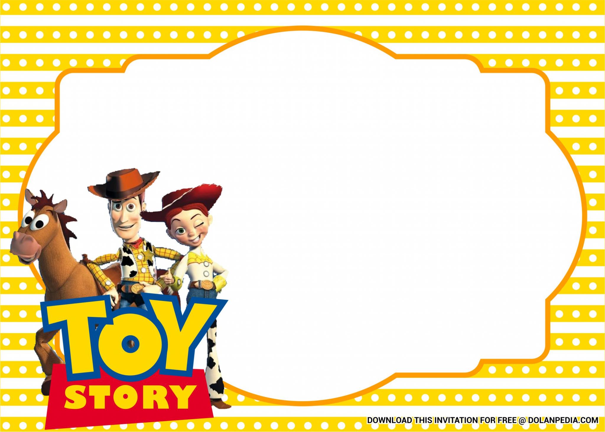 (FREE Printable) Toy Story Birthday Party Invitation Templates