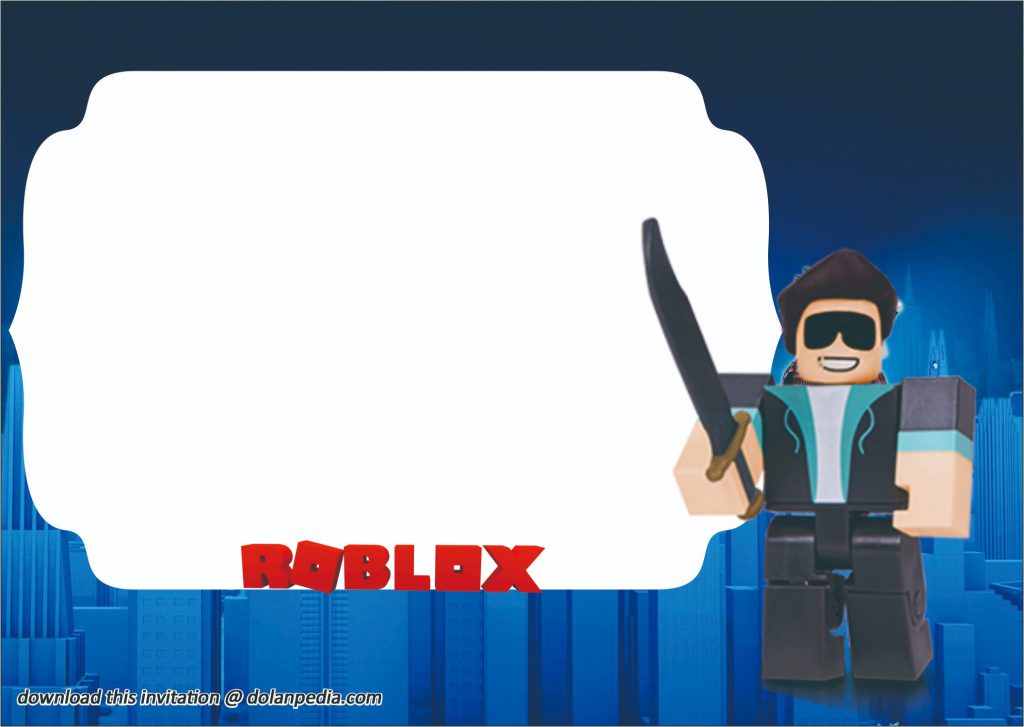 free printable roblox invitation template dolanpedia