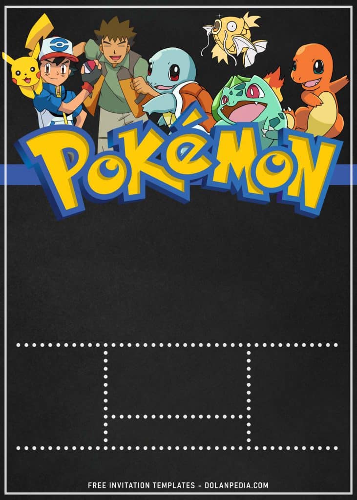 11+ Pokemon Birthday Invitation Templates For Your Kid’s Birthday Bash ...