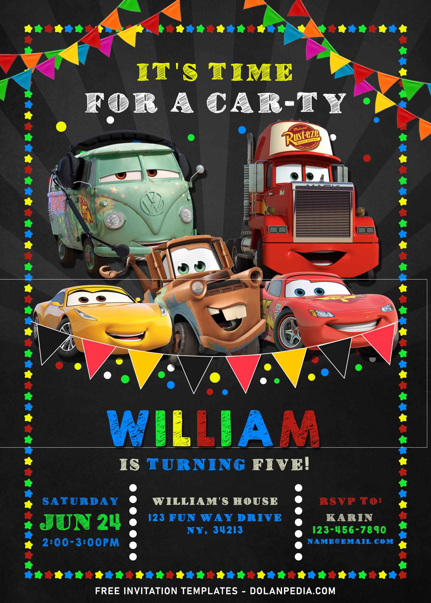 cars-birthday-invitation-template-inspirational-disney-pixar-cars-lightning-cars-birthday