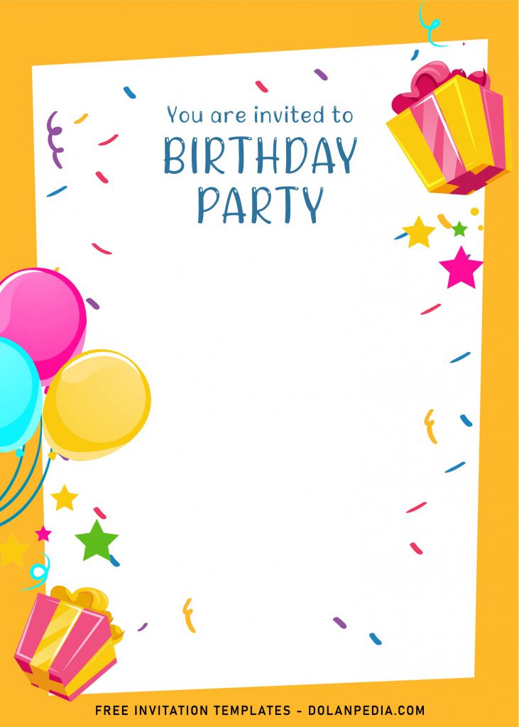7+ Cute And Fun Birthday Invitation Templates | Dolanpedia