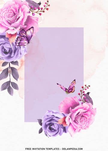 7+ Enchanting Floral Birthday Invitation Templates With Watercolor ...