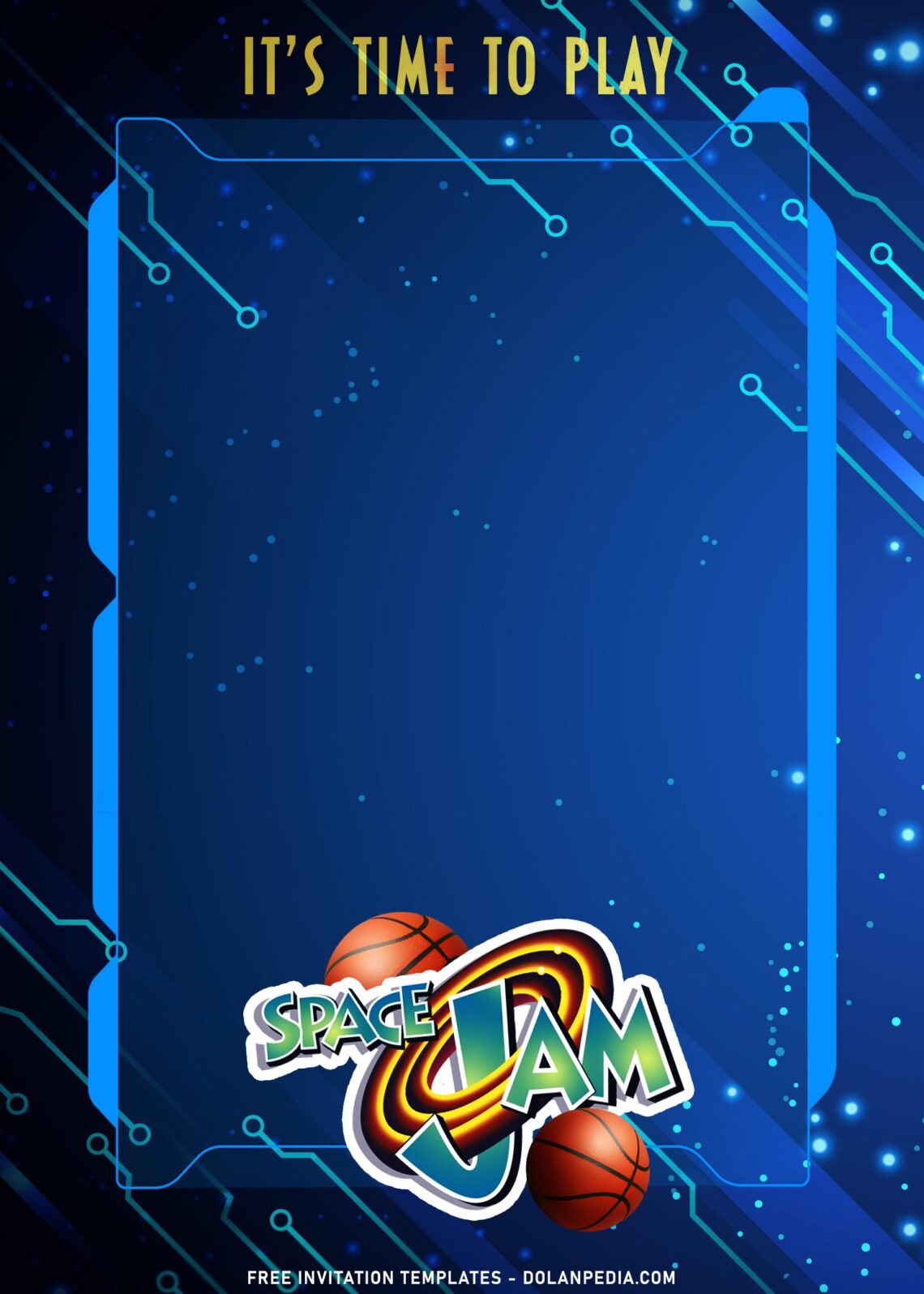 7+ Super Cool Space Jam A New Legacy Birthday Invitiation Templates